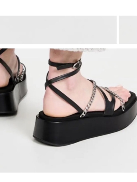 NWOT Rag & Bone Black Logan Platform Size 37.5 - Picture 5 of 16